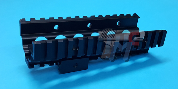 Tokyo Arms Aluminum CNC RIS Lower Handguard for M249 AEG (Black) - Click Image to Close